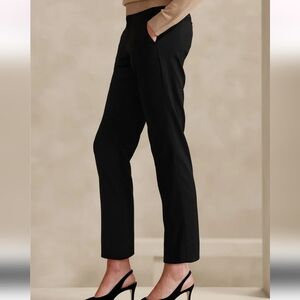 Banana Republic 10 petite Avery mid rise black pants for women